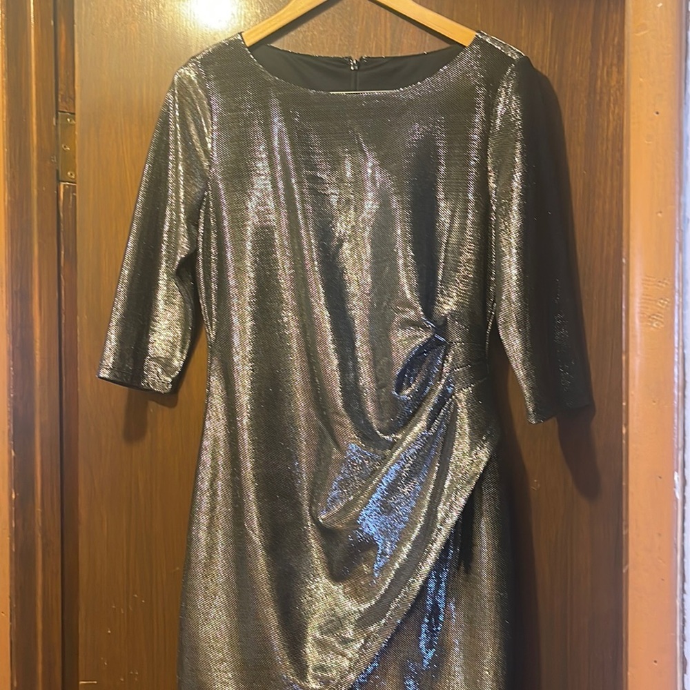 Silver formal dress